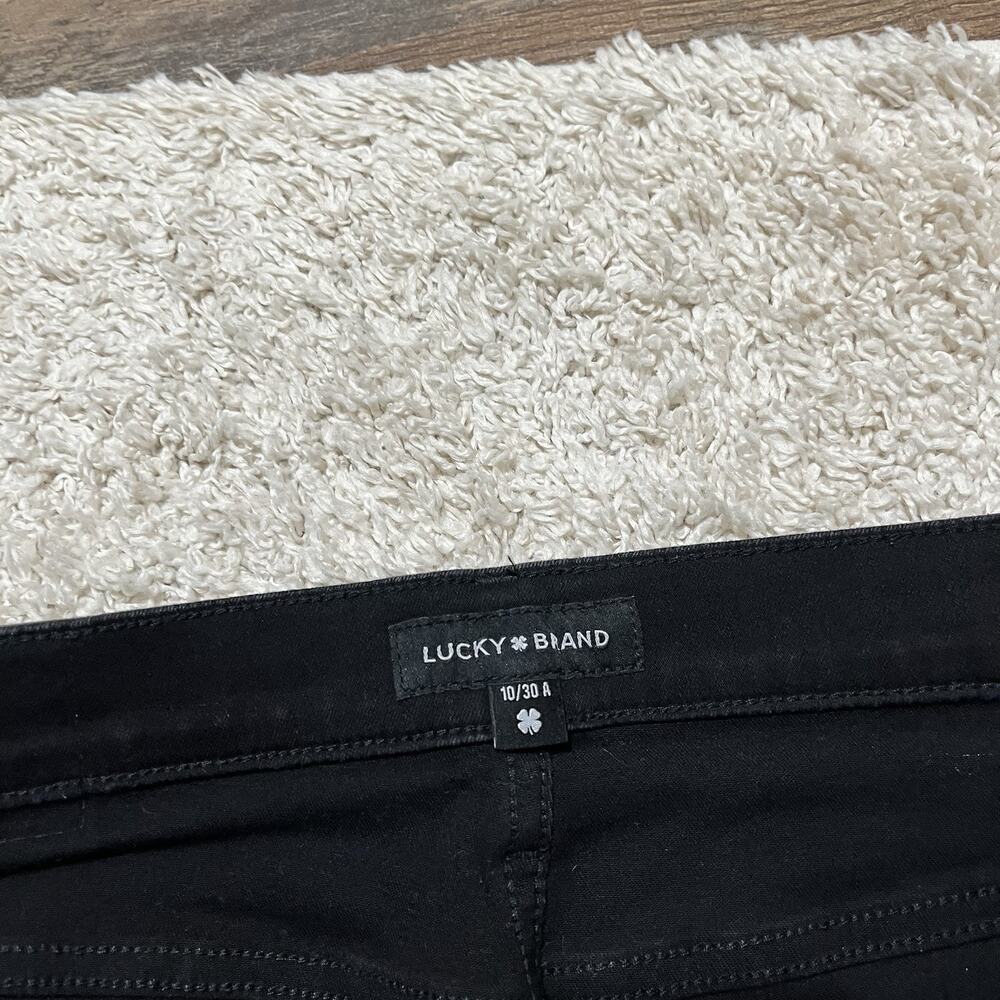 Lucky Brand Size 10/30 Black Ava Mid-Rise Skinny Jeans - Picture 6 of 8
